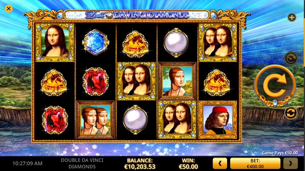 Triple Double Da Vinci Diamonds Screen1