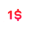 1 dollar deposit